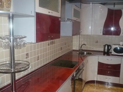 Стільниця для кухні поєднання кольорів, реальні фото, дизайн кухні, інтер'єр, ремонт, фото