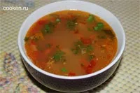 Суп з рисом і маринованими помідорами - рецепт з фото (мариновані) Суп з рисом і маринованими помідорами - рецепт з фото