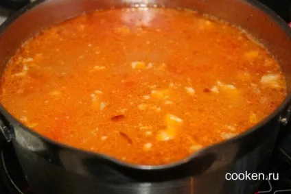 Суп з рисом і маринованими помідорами - рецепт з фото (розсіл) Суп з рисом і маринованими помідорами - рецепт з фото
