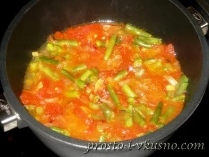 Стручкова квасоля з овочами (овочами) Стручкова квасоля з овочами