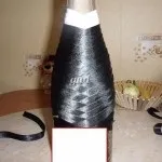 Весільні вбрання для шампанського (весільний наряд на пляшки шампанського) Весільні вбрання для шампанського
