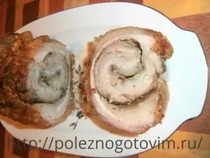 Свинячий рулет рецепт