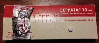 Таблетки Серрата інструкція із застосування (інструкція застосування «Серрата») Таблетки Серрата інструкція із застосування