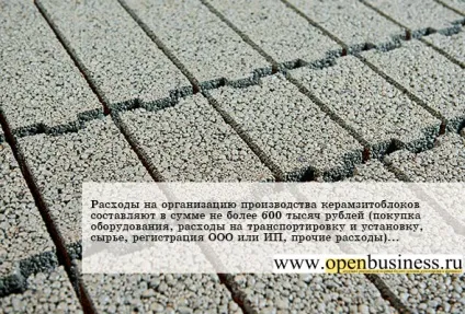 Свій бізнес як відкрити виробництво керамзитоблоков (свій бізнес) Свій бізнес як відкрити виробництво керамзітоблоков