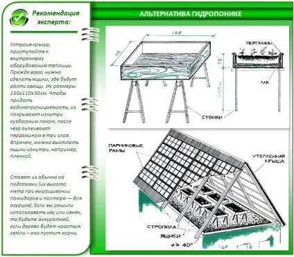 Теплиця на даху своїми руками особливості будівництва (даху) Теплиця на даху своїми руками особливості будівництва