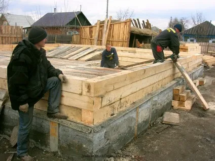 Технологія будівництва дерев'яних будинків з бруса (бруса) Технологія будівництва дерев'яних будинків з бруса