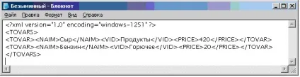 Xml для інтернет-магазинів і каталогів
