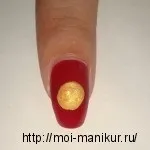 Урок 28 - малюнок голкою на нігтях смайли
