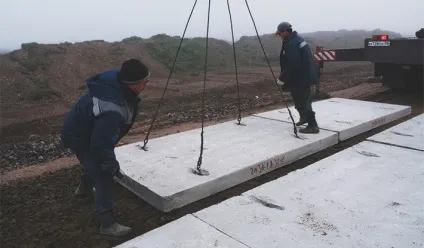 Укладання дорожніх плит, технологія і особливості (плит) Укладання дорожніх плит, технологія і особливості