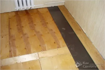 Укладання фанери під ламінат своїми руками (ламінат) Укладання фанери під ламінат своїми руками