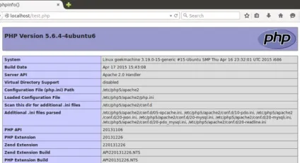 Установка lamp в ubuntu