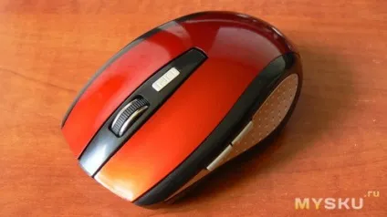 Usb wireless cordless optical mouse mice red
