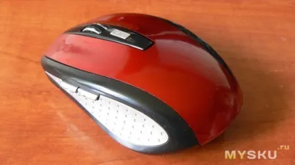 Usb wireless cordless optical mouse mice red
