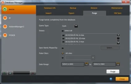 Установка holdem manager 2, настройка користувача і баз даних (гравця) Установка holdem manager 2, настройка користувача і баз даних