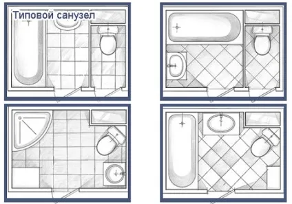 Варіанти перепланування ванної кімнати і санвузла, фото планування санвузла 4 кв м, 3 кв м, 2 кв м, а (санвузли) Варіанти перепланування ванної кімнати і санвузла, фото планування санвузла 4 кв м, 3 кв м, 2 кв м, а