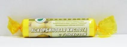 Вітамінний засіб аскорбінова кислота з глюкозою (аскорбінова) Вітамінний засіб аскорбінова кислота з глюкозою