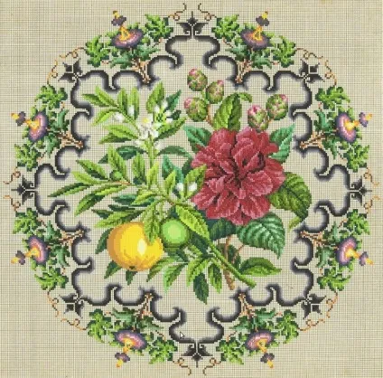Вишивка хрестом красиві старовинні схеми petit point (схеми) Вишивка хрестом красиві старовинні схеми petit point