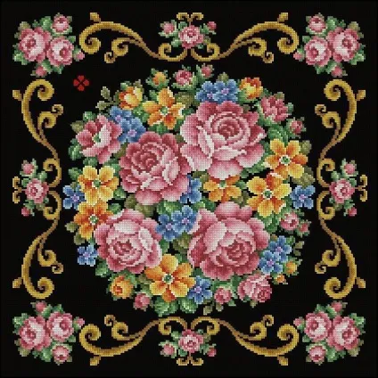 Вишивка хрестом красиві старовинні схеми petit point (хрестом) Вишивка хрестом красиві старовинні схеми petit point