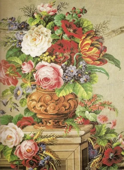 Вишивка хрестом красиві старовинні схеми petit point (вишивка) Вишивка хрестом красиві старовинні схеми petit point