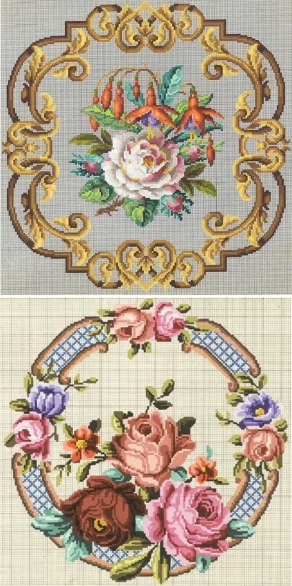Вишивка хрестом красиві старовинні схеми petit point (вишивка) Вишивка хрестом красиві старовинні схеми petit point