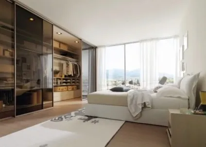 У спальні гардеробна (66 фото) гардероби з гіпсокартону, планування шафи в маленькому інтер'єрі