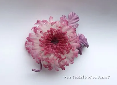 Хризантема з тканини «Ізумі», vortex flowers (vortex) Хризантема з тканини «Ізумі», vortex flowers