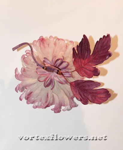 Хризантема з тканини «Ізумі», vortex flowers (квітка з тканини) Хризантема з тканини «Ізумі», vortex flowers