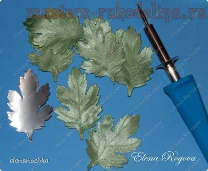 Хризантема з тканини