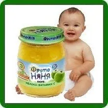 Яблучне пюре для грудничка
