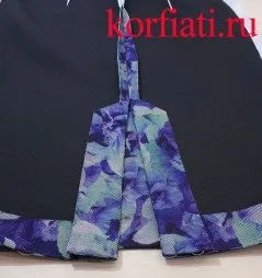 Спідниця з розрізом на підкладці - майстер-клас а (обробка спідниці з розрізом) Спідниця з розрізом на підкладці - майстер-клас а