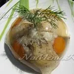Холодець з курки з желатином, рецепт з фото крок за кроком
