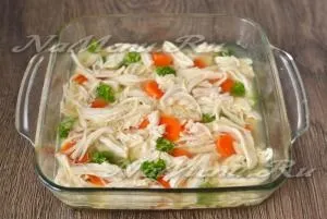 Холодець з курки з желатином, рецепт з фото крок за кроком