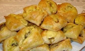 Закусочні конвертики з грибами (конвертики) Закусочні конвертики з грибами