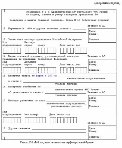 заміна паспорта