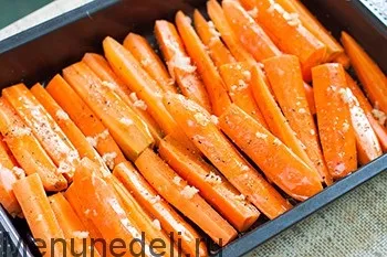 Запечена курка з медової морквиною (запечена) Запечена курка з медової морквиною