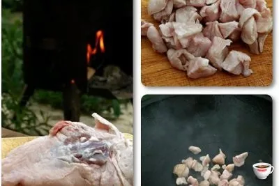 Смажена, в казані, картопля
