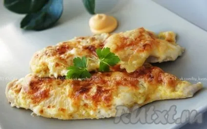 Запечена куряча грудка з ананасами - рецепт з фото (рецепт) Запечена куряча грудка з ананасами - рецепт з фото