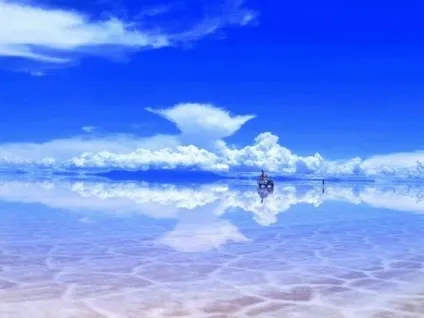Дзеркало землі - озеро salar de uyuni (дзеркало) Дзеркало землі - озеро salar de uyuni