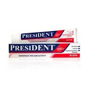 Зубна паста президент (president) види і склад (президент) Зубна паста президент (president) види і склад