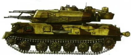 ЗСУ-23-4 шилка зенітна самохідна установка, технічні характеристики ТТХ і опис комплексу, (самохідна) ЗСУ-23-4 шилка зенітна самохідна установка, технічні характеристики ТТХ і опис комплексу,