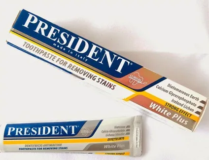 Зубна паста президент (president) її особливості та відгуки про застосування