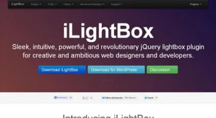 14 Безкоштовних jquery lightbox-бібліотек, javascript