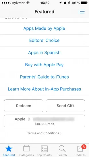 3 Способу поповнити баланс американського apple id (apple) 3 Способу поповнити баланс американського apple id