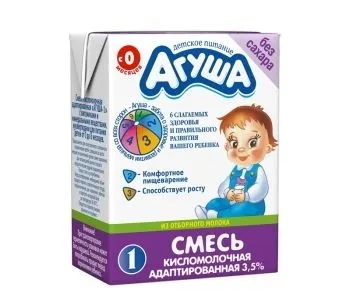 Адаптована кисломолочна суміш агуша як давати, плюси і мінуси (кисломолочна суміш агуша з 6 місяців) Адаптована кисломолочна суміш агуша як давати, плюси і мінуси