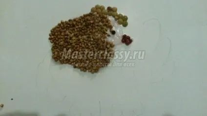Аплікація з крупи