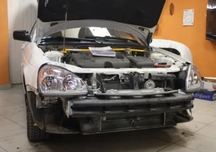 Бампер на Пріор зняття і заміна (бампер) Бампер на Пріор зняття і заміна