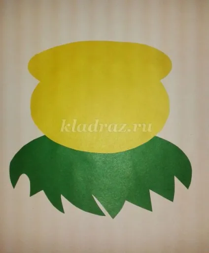 Аплікація до казки «курочка ряба» покроково з фото (паперу своїми руками) Аплікація до казки «курочка ряба» покроково з фото