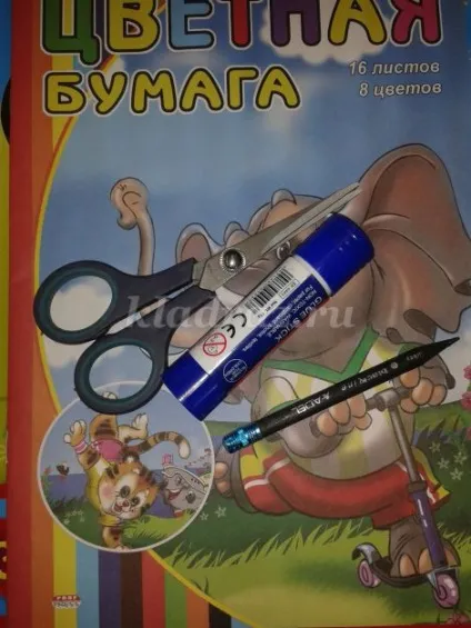 Аплікація до казки «курочка ряба» покроково з фото (владимир) Аплікація до казки «курочка ряба» покроково з фото