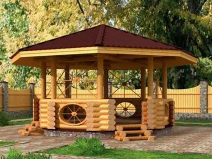 Альтанка своїми руками креслення, схеми, як зробити, з дерева, з металу, фото, відео (своїми) Альтанка своїми руками креслення, схеми, як зробити, з дерева, з металу, фото, відео