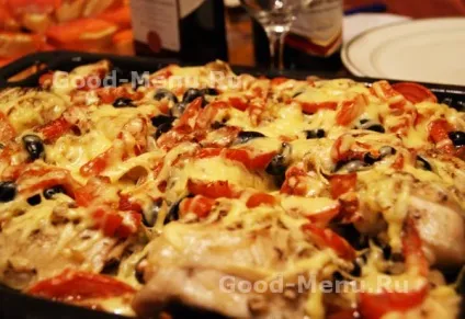 Запечена курка по-французьки - рецепт з покроковими фото (курка) Запечена курка по-французьки - рецепт з покроковими фото
